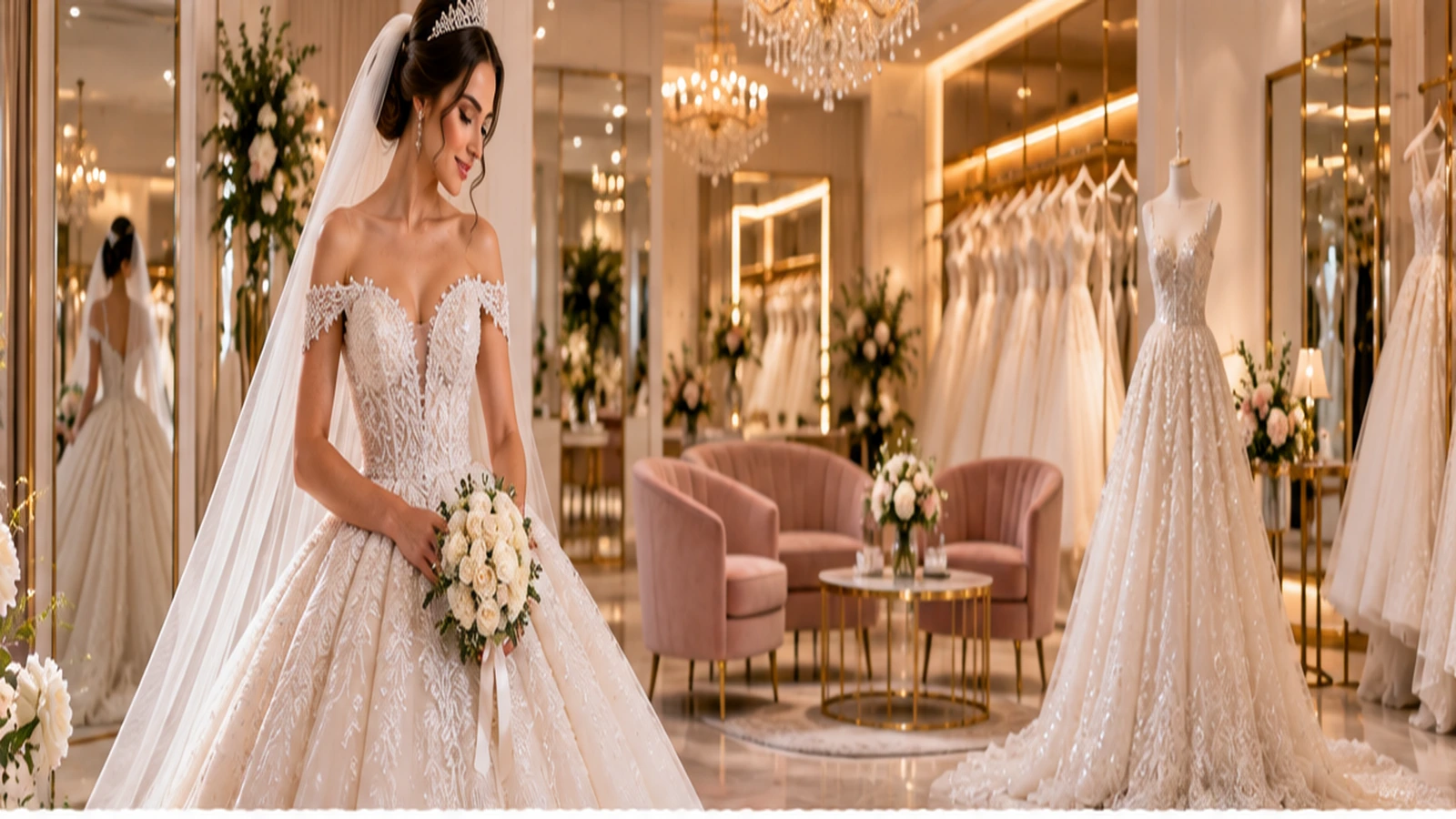 Zarif gelinlik showroomu ve seçkin gelinlik koleksiyonları